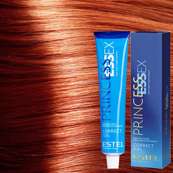 Cream hair dye 0/44 orange corrector Princess ESSEX CORRECT ESTEL 60 ml